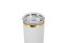 MakerFlo 40 oz Gold Electroplated Powder Coated Tumbler with Twist On Clear Slide Lid and Handle Sold Separately, Ideal for Craft and Personalization (Laser Engraving, UV DTF, Epoxy, and Vinyl)
